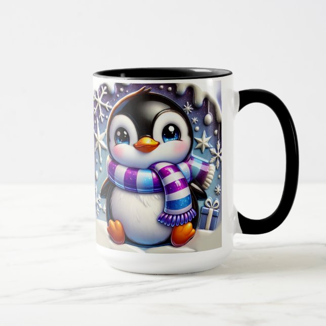3D Weihnachtskaffee Tasse Wrap (Rechts)