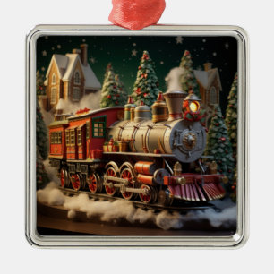3D Weihnachtszug Ornament