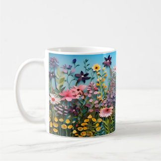 3D Wild Blume Design Kaffeetasse