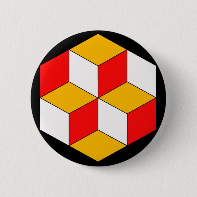 3D-Würfel Button (Vorderseite)