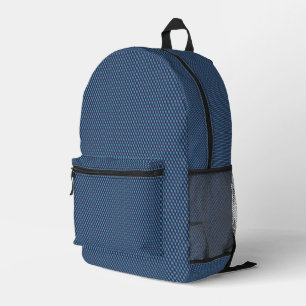 3D-Würfelmuster-Rucksack Bedruckter Rucksack