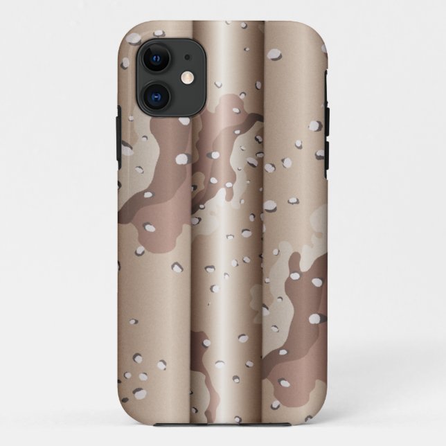 3D-Wüste-Camouflage Case-Mate iPhone Hülle (Rückseite)
