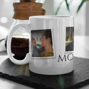 3er Foto-Collage Mama Familie unvergesslicher Mutt Kaffeetasse