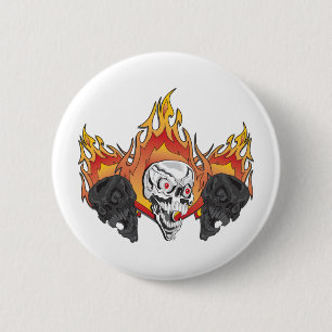 3Flammenskulptur Button