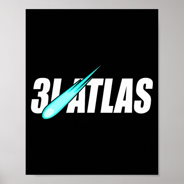 3i_atlas Interstellarer Komet Poster (Vorne)