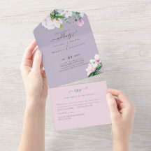 3in1 Pink Magnolias Lavender Eucalyptus Wedding