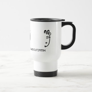 3LOGO u. SLOGAN-WEISS-TASSE. Reisebecher