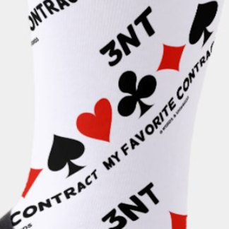 3NT - Meine Lieblingskontraktbrille mit vier Karte Socken