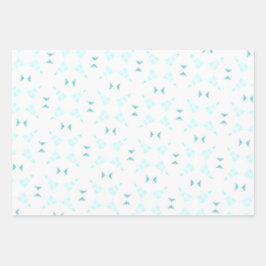 3pc Snowflake-Geschenkpapier Geschenkpapier Set