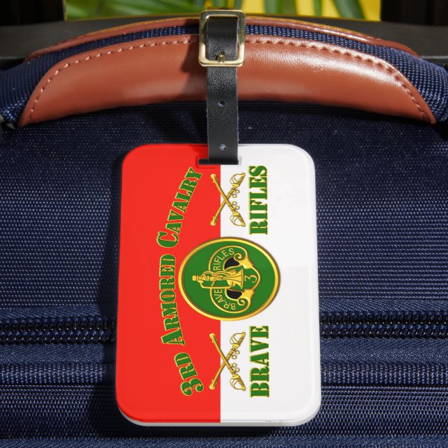 3rd ACR Armored Cavalry Regiment  Gepäckanhänger (Vorderseite Insitu 2)