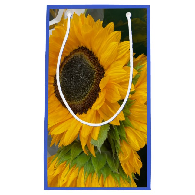 3rd Anniversary Sunflower Kleine Geschenktüte (Vorderseite)