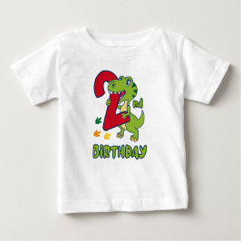 3rd birthday dinosaur  baby t-shirt