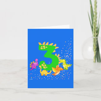 3rd Birthday. Dinosaur Design. My third birthday.