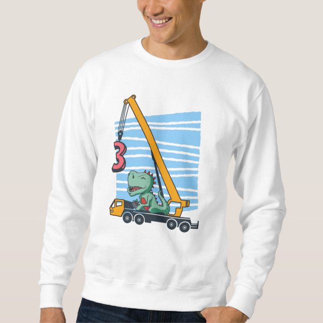 3rd Birthday for 3 year old Kids B-day Sweatshirt (Vorderseite)