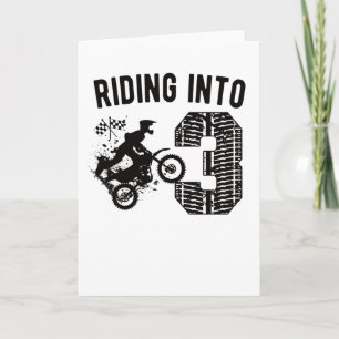 3rd Birthday Gift Dirt Bike 3 Years Old Motocross Karte