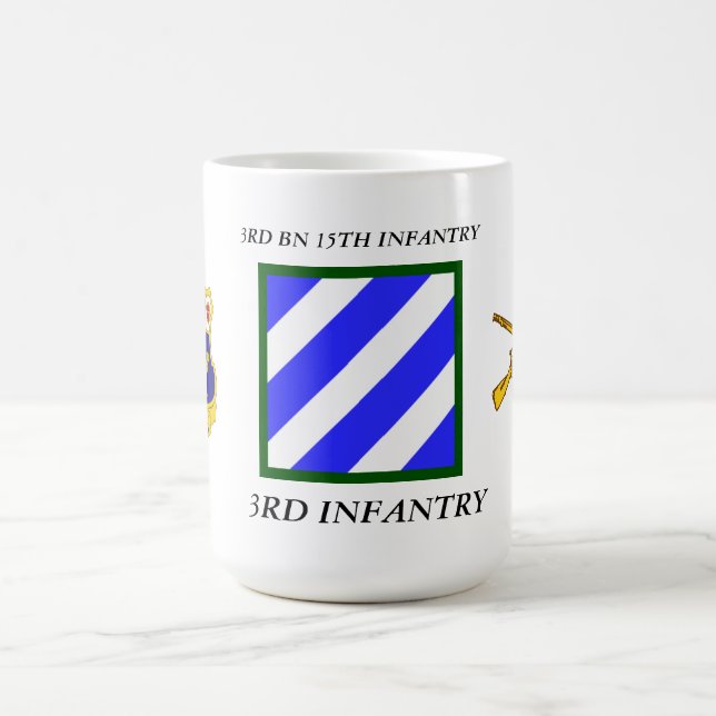 3RD BN 15. INFANTRY 3RD INFANTRY DIVISION KAFFEETASSE (Mittel)