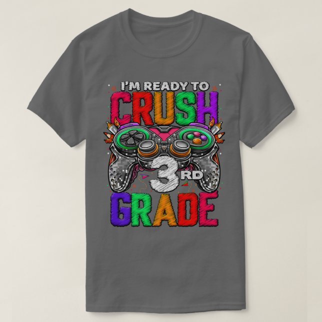 3rd Grad Level Unlocked Game On 3rd Grad Back To T-Shirt (Design vorne)