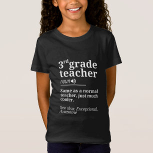 3rd Grad Teacher Funny Third Grade Teachers Ohrfei T-Shirt
