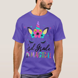 3rd grade Is magical squad back to school unicorn  T-Shirt