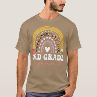 3rd grade Rainbow teacher team Third grade squad g T-Shirt