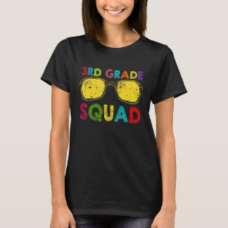 3rd Grade Squad Back To School Third Grade Teacher T-Shirt