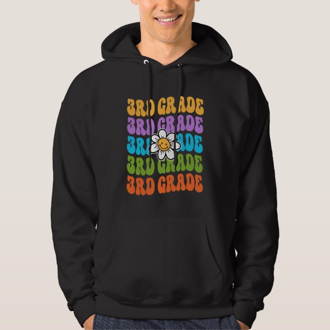 3rd Grade Teacher Back To School First Day Appreci Hoodie (Vorderseite)
