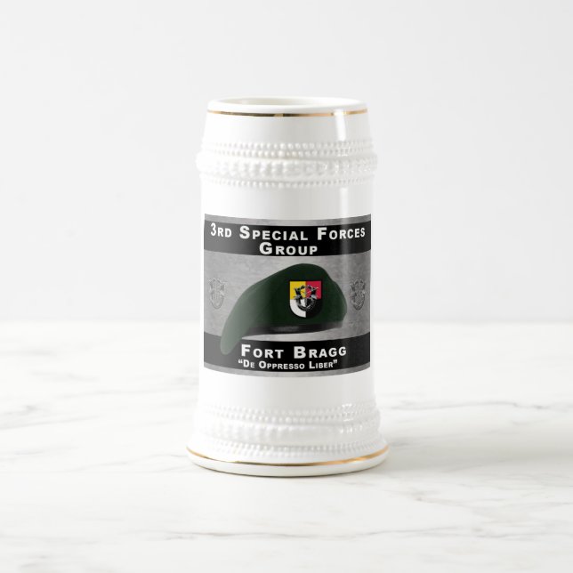 3RD SF Group Edelstahl-Tasse https://www.zazzle.co Bierglas (Mittel)