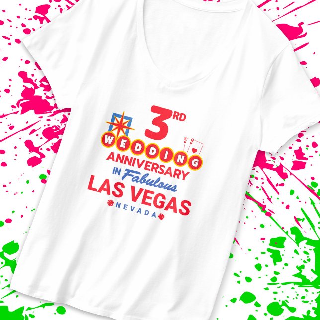 3rd Wedding Anniversary Paares T-Shirt (Von Creator hochgeladen)