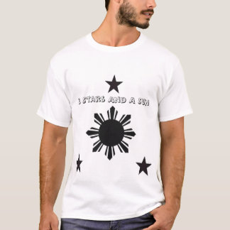 3starsasun, 3 Sterne und ein Sun T-Shirt