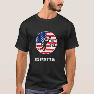 3X3 Basketball USA T-Shirt