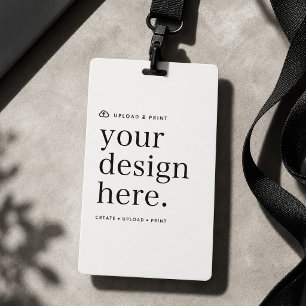 3x5 Ausweis Eigenes Design hochladen Namensschil