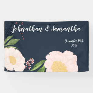 3'x5' Personalisierte Banner-Blume zu Weißen Blume Banner