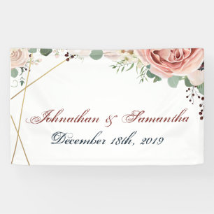 3'x5' Personalisierte Banner Geometrische Gartenan