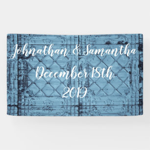 3'x5' Personalisierter Banner Rustikale Zinndeckel