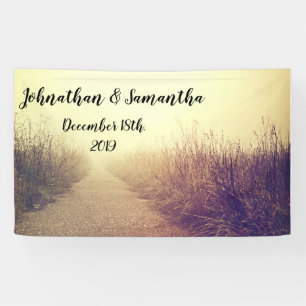 3'x5' Personalisiertes Banner Sonnenaufgang Weg We