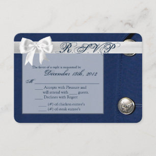 3x5 R.S.V.P. Antwort-Karten-Luftwaffen-Klasse eine RSVP Karte