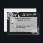 3x5 R.S.V.P. Antwortkarte Diamant Schmuck Necklace RSVP Karte<br><div class="desc">Diese 3.5x5 Sized RSVP Card ist ideal für alle Paare,  die sich in ihren Hochzeitsaufforderungen einloggen,  um mit ihren R.S.V.P.-Informationen zu antworten. Diese sind mit Standard-weißen Umschlägen versehen.</div>