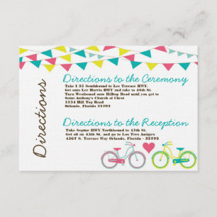 3x5 Wegbeschreibung Karte Lovers Bike Fahrradtour 