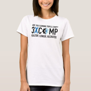 3XCOMP T - Shirt für Frauen - weiß