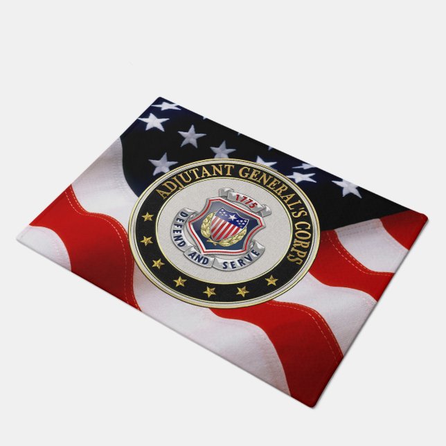 [400] AG Corps Regionale Insignien [3D] Fußmatte (Schrägansicht)