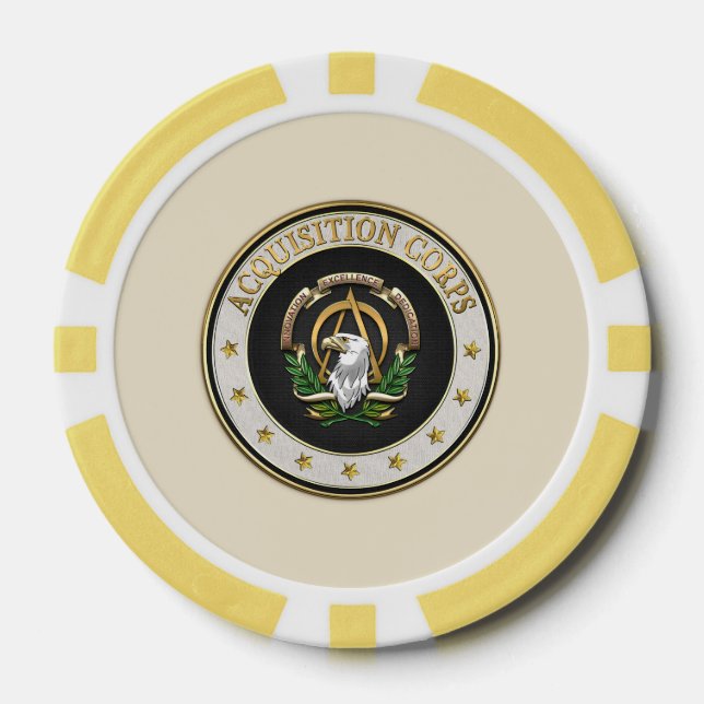 [400] Branch Insigna (AAC) Acquisition Corps [3D] Pokerchips (Vorderseite)