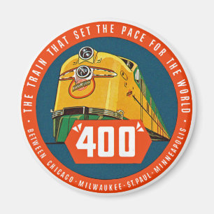 400 ~ "Der Zug, der das Tempo vorgibt" Magnet