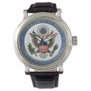 [400] Emblem des U.S. Department of Staat (DoS) [3 Armbanduhr