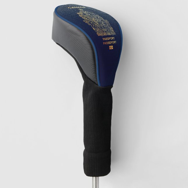 [400] Kanadischer Passport Golf Headcover (angewinkelt)
