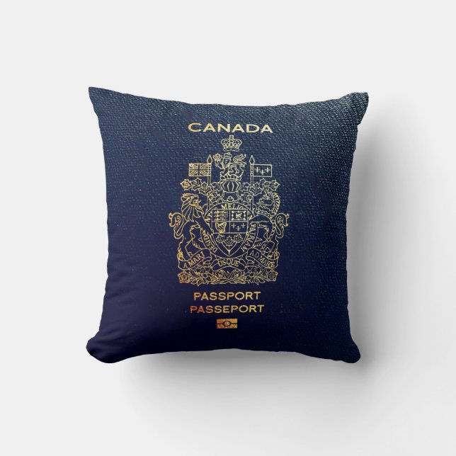 [400] Kanadischer Passport Kissen (Vorderseite)