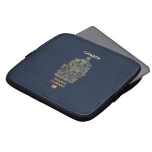 [400] Kanadischer Passport Laptopschutzhülle