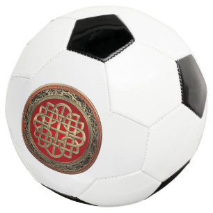 [400] Sacred Celtic Gold Knot Cross Fußball