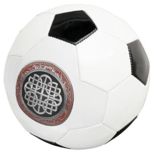 [400] Sacred Celtic Silver Knot Cross Fußball