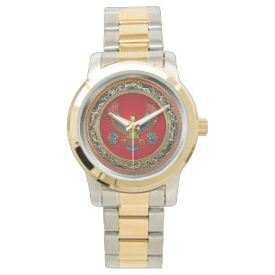 [400] Schatztruve: Ägyptischer Falken Armbanduhr