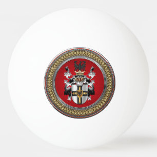 [400] Teutonic Auftrags-Wappen Tischtennisball